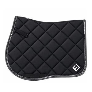 Manta acolchada para silla de montar con estampado de cielo nocturno de montaña y correa de sujeción - Product Image 2