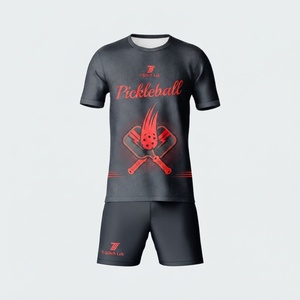 Uniforme de Pickleball Unisex Transpirable de Alta Calidad, Logotipo Personalizado Impreso, Nombre del Equipo Personalizado, Cuello Redondo, Cintura Elástica, Secado Rápido, Pantalón Corto - Product Image 5