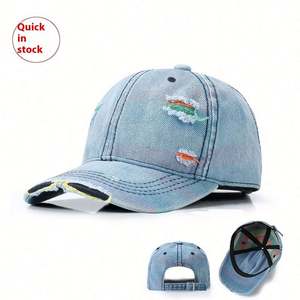 Gorra de Béisbol de Mezclilla Lavada Estilo Retro Artístico Personalizada para Hombre y Mujer, Gorra de Golf Desgastada para Primavera y Otoño, Protección Solar para Exteriores - Product Image 2