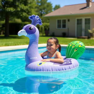 Flotador Inflable de Animales de 107X58CM para Entretenimiento en Piscina y Playa - Product Image 3