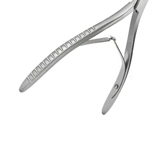 Friedmann Micro Rongeur à os dentaire à 90 degrés, argenté, avec poignée moletée, Instrument chirurgical manuel de Classe I - Product Image 5
