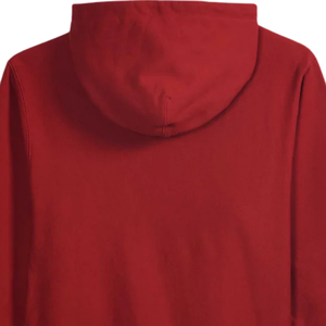 Mens Relaxed Fit Pullover Hooded Sweatshirt <b>Red</b> Color Soft Fleece <b>Hoodie</b> Casual Long Sleeve Warm Comfort Streetwear Winter - Product Image 4