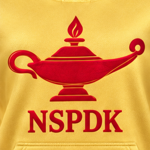 PDK <b>Women</b> Gold <b>Hoodie</b> <b>Red</b> Stripe Sleeve 1923 Hooded Pullover Sweatshirt Block Letter Print Sorority Gift Apparel - Product Image 5