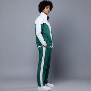 Ensemble coupe-vent streetwear : sweats à capuche et pantalons de survêtement, ensemble jogging col rond, survêtement en nylon coupe-vent pour homme - Product Image 3