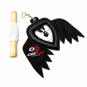 ORVO SPORTS OR-LURES-423 Leurre de fauconnerie en cuir avec tige en bois, léger, pour l'entraînement des oiseaux, accessoire de chasse et d'entraînement en extérieur - Product Image 2