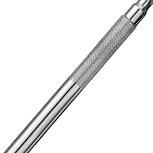 Porte-amalgam dentaire en acier inoxydable, instrument manuel à poignée moletée, outil chirurgical de classe I, couleur argent - Product Image 4
