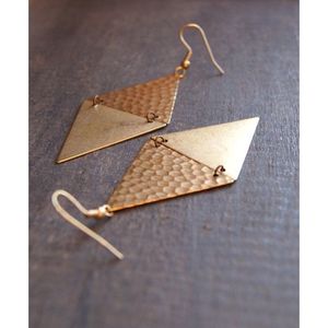 Bijoux de mode en cuivre et laiton de qualité supérieure, modèle 72, élégant, design exclusif tendance, durable, écologique, pour les fêtes - Product Image 1