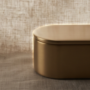 Caja Metálica Decorativa Moderna para Frutos Secos, Acabado Dorado, Organizador de Hierro, Envase de Lujo para Regalos Festivos - Product Image 2