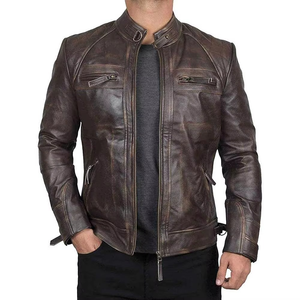 Veste en cuir pour homme, nouvelle collection, design tendance, veste en cuir PU, qualité supérieure, veste en cuir de vachette. - Product Image 3