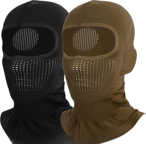 Pasamontañas Negro Unisex Premium, Cubre Rostro Completo, Transpirable, Impermeable, para Esquí al Aire Libre, Talla Adulto 56-58CM - Product Image 4