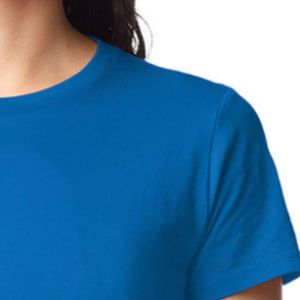 Camiseta Personalizada de Cuello Redondo para Mujer, de Peso Medio, Algodón, Manga Corta, Informal, Suave, Transpirable y Cómoda para Uso Diario - Product Image 6