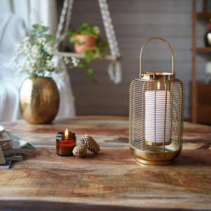 Lámparas de Boda Doradas de Primera Calidad con Elegantes Portavelas de Cristal, Ideales para Fiestas - Product Image 6
