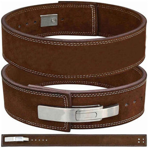 Premium Suede Leather Gym <b>Belt</b> Adjustable Buckle Weightlifting Powerlifting Strength Training Waist Support <b>Belt</b> <b>Squat</b> Deadlift - Product Image 4