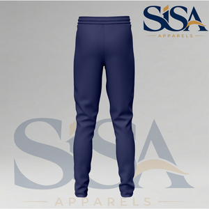 Custom Dark Blue Regular Fit Trouser <b>Pant</b> Cotton Double Jersey Sportswear Summer Quick Dry From Pakistan - Product Image 3