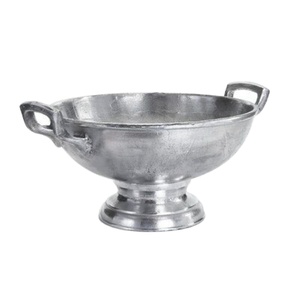 Bol de service avec poignées pour hôtels et restaurants, vaisselle, centre de table, pot à fruits sur piédestal, poli - Product Image 1