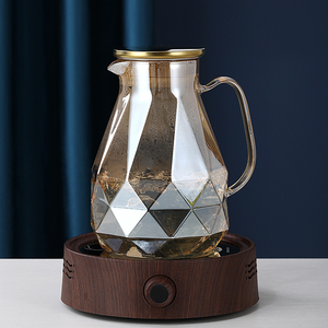 Tetera <span class=keywords><strong>de</strong></span> Vidrio Borosilicato al por Mayor, Resistente al Calor, Apta para Lavavajillas, con Tapa, Regalo Empresarial, Jarra <span class=keywords><strong>de</strong></span> Agua para el Hogar - Product Image 3