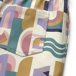 Shorts de bain décontractés entièrement sublimés unisexe légers séchage rapide extensibles dans les 4 sens pour la plage et les centres de villégiature personnalisables avec marque privée OEM ODM - Product Image 4