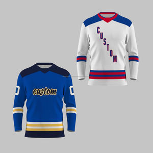 Jersey de hockey sobre hielo personalizado para jóvenes y hombres - Product Image 1