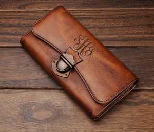 Premium Leather Long Wallet for Women Stylish PU Leather Long Wallet with Elegant Design Luxury Long Wallet for <b>Men</b> Premium - Product Image 3