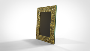 Premium Walnut <b>Wood</b> <b>Picture</b> <b>Frame</b> Metal Edge Table Top Photo <b>Frame</b> Custom Luxury Desk Display <b>Frame</b> Wedding Corporate Gift <b>Frame</b> - Product Image 2