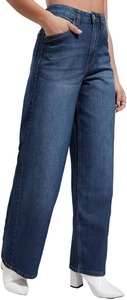 Women's <b>Boot</b> Cut Cotton Denim Pearl Embellished Rhinestone Crystal Detail Glitter Metallic Finish Stud Detail Eco-Friendly - Product Image 5