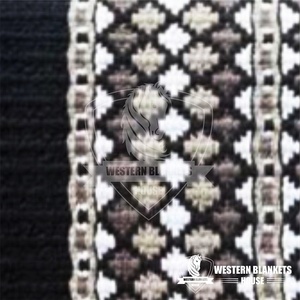 Fieltro de neopreno occidental personalizable de alta calidad y almohadillas para SILLÍN de cuero espectáculos de equitación rellenos de lana - Product Image 1