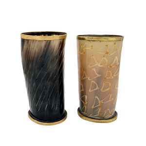 Copas de Vino Vikingas Hechas a Mano, Artesanía Natural, para Cerveza y Vino, Ideales para Fiestas - Product Image 1
