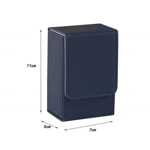 Boîte de rangement personnalisée en cuir PU magnétique pour jeux de société, tarot, poker, cartes à collectionner, design couleur personnalisé - Product Image 6
