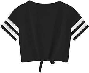 เสื้อยืดเด็กผู้หญิงสไตล์ใหม่ คอกลม แขนสั้น ลายดอกไม้ พิมพ์ลายทั้งตัว เอวธรรมชาติ สำหรับงานปาร์ตี้ฤดูร้อน - Product Image 1