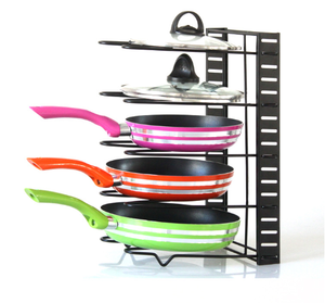 Étagère de rangement murale en fer robuste à double niveau pour cuisine, grande capacité, usage commercial, taille et forme personnalisables, design moderne - Product Image 4