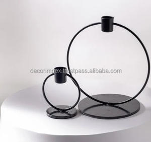 Vela Hoder para decoración de árbol de fiesta de boda decoración del hogar portavelas de hierro decorativo hecho a mano con acabado antiguo - Product Image 4