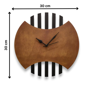 Horloge murale décorative abstraite contemporaine avec un design artistique pour une décoration élégante de la maison, du salon ou du bureau - Product Image 2