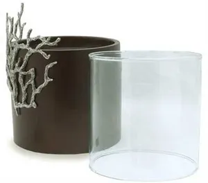 Handmade Modern Candle Stand Luxury Designer Rustic Natural Wood <b>Cage</b> Hanging Candle Holder Stylish Home Decor Zahid Exports - Product Image 1