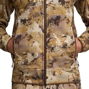 Sweat-shirt à capuche camouflage pour homme, coupe classique, respirant, en polyester tissé, écologique, avec poche, veste décontractée d'hiver - Product Image 5