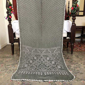 Sari indien gujarati de créateur, magnifique, couleur vive, satin froissé, pour soirée, travail de séquence, chemisier, mariage, Diwali, toutes saisons, femme - Product Image 4