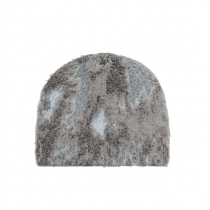 Bonnet en Mohair Brodé 3D avec Logo Personnalisé, Style Y2K Streetwear, Respirant, Imperméable, Tricoté, Hiver, Premium, Doux, Effet Délavé - Product Image 4