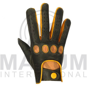 Guantes de conducción de cuero, diseño de cuero genuino suave, guantes de conducción para mujer, transpirables - Product Image 4