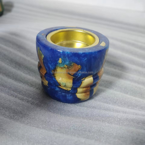 Quemador Bakhoor de madera epoxi hecho a mano, Mubkhar árabe para Oud tradicional y fragancia de carbón, regalo Ideal, Ramadán y decoración del hogar - Product Image 1