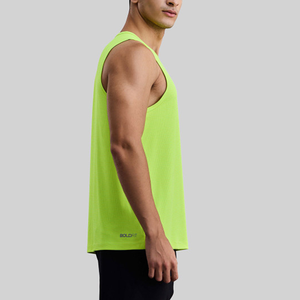 Solid Color Breathable Tank Top Custom Logo Ribbed Vests Knitted Fitness Gym Stringer <b>Singlet</b> <b>for</b> <b>Men</b> training workout session - Product Image 3