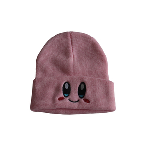 Bonnet tricoté unisexe avec lettre brodée, bord côtelé, chaud pour l'hiver, en acrylique, style urbain pour adultes - Product Image 3