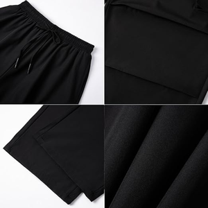 Pantalones Cargo Holgados para Hombre, con Cordón Elástico, Estilo Paracaídas, para Senderismo, 100% Poliéster Transpirable - Product Image 5