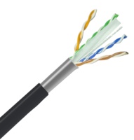 Kabel Serat Optik Luar Ruangan FTTH 1 2 4 Core dengan Penguat FRP, Selubung LSZH/PVC, Merek Damu, Kabel Telekomunikasi