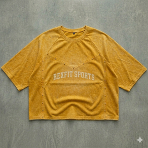 เสื้อยืดผ้าฝ้ายโอเวอร์ไซส์ผ้าคอตตอนโอเวอร์ไซส์ออกแบบได้ตามต้องการเครื่องแต่งกายลำลองสตรีทแวร์เนื้อผ้าระบายอากาศได้ดีเยี่ยมเสื้อโอเวอร์ไซส์ - Product Image 5
