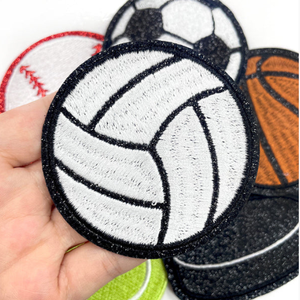 Patch brodé personnalisé de haute qualité avec logo d'usine, thermocollant, en tissu, motif cœur ou fleur, en feutre, pour vêtements, transfert thermique, DIY - Product Image 4