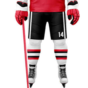 Ensembles d'uniformes de hockey sur glace personnalisés pour hommes 2026 en gros / Uniformes de hockey sur glace 100 % polyester avec couleur et logo personnalisés - Product Image 6