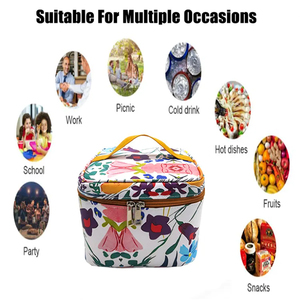 Wholesale Portable Thermal Insulated Lunch Box Tote <b>Cooler</b> Bag Convenient Women's Food Handbag Wholesale <b>Cooler</b> Bag - Product Image 5