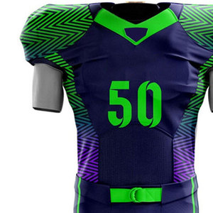 ชุดยูนิฟอร์มอเมริกันฟุตบอลดีไซน์ใหม่ พิมพ์ลายตามสั่ง ชุดยูนิฟอร์มอเมริกันฟุตบอลแบบซับลิเมชั่น ชุดทีมสำหรับนักกีฬา - Product Image 4