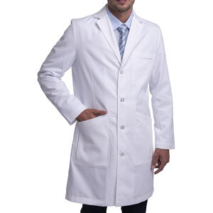 Bata de Laboratorio Blanca Ligera para Hombre, Talla Grande, para Uso Médico Diario, con Detección de Agujas, Material de Alta Calidad - Product Image 1