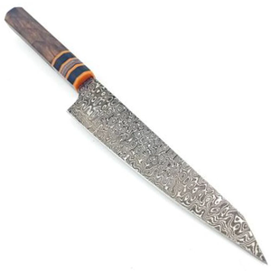 Couteau de chef LEGACY BLADES en acier Damas fait main de luxe, manche en bois d'olivier, couteau de cuisine professionnel, usine OEM - Product Image 6