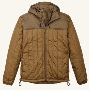 Chaqueta Casual de Pesca con Mosca, de Lona, Color Sólido, con Capucha Frontal, Resistente al Viento, Transpirable, Talla Grande, con Cierre, para Hombre, Invierno - Product Image 1